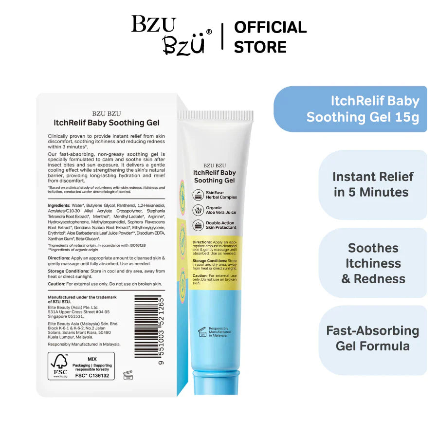 BZU BZU ItchRelief Baby Soothing Gel 15g