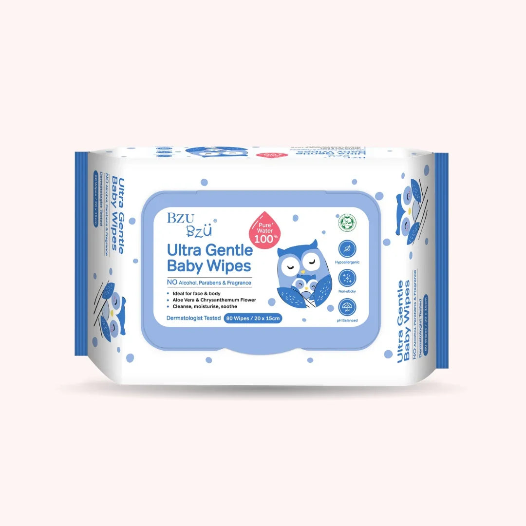 BZU BZU Ultra Gentle Baby Wipes 80 wipes