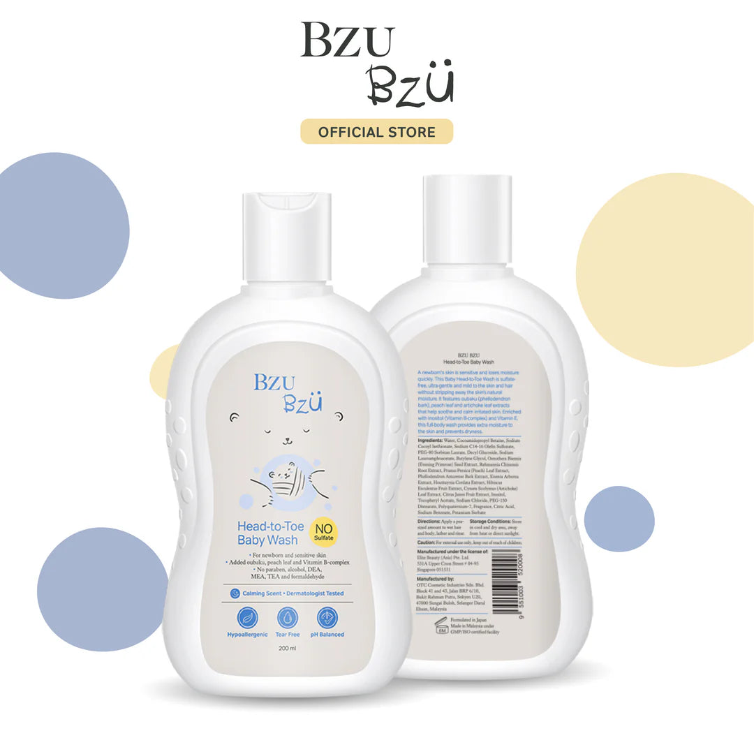 BZU Head-To-Toe Baby Wash