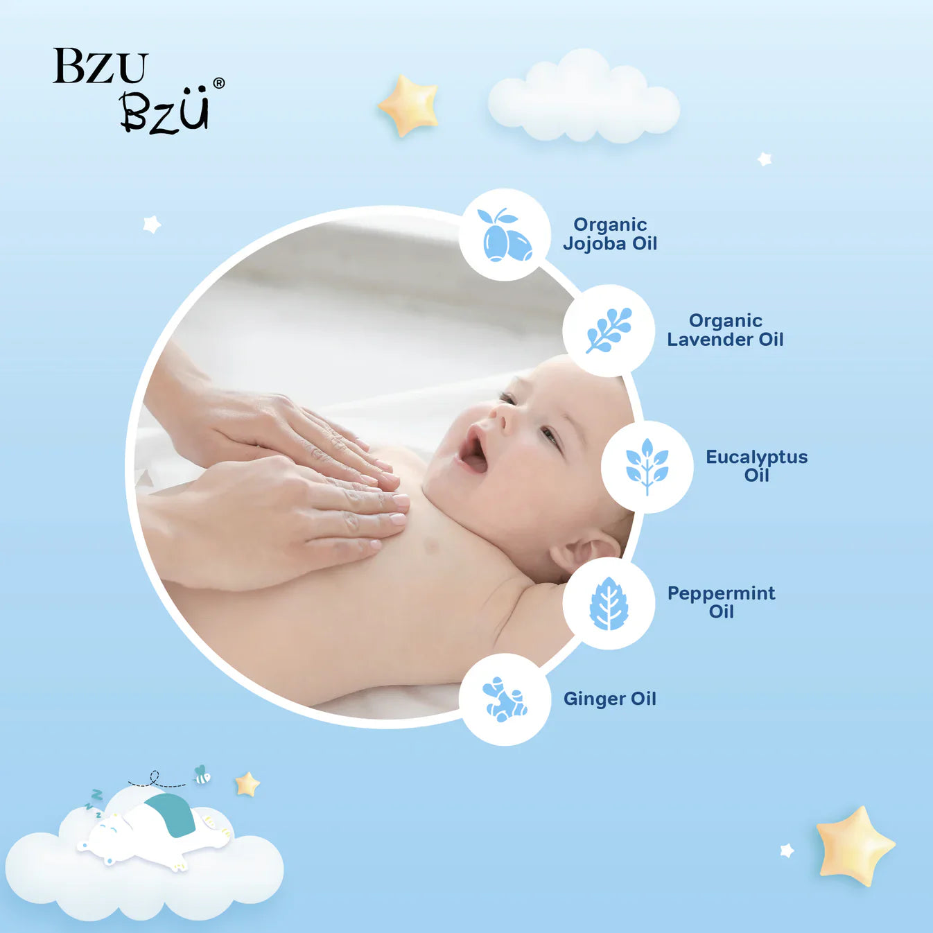 BZU BZU Baby Calming Rub 30g