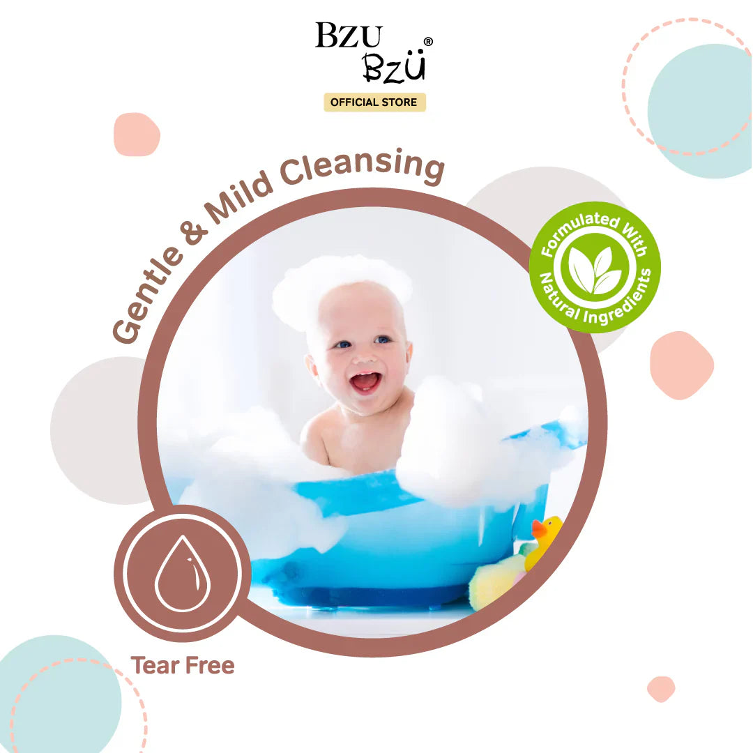 BZU BZU Head-to-Toe Baby Wash Oat &amp; Milk 200ml
